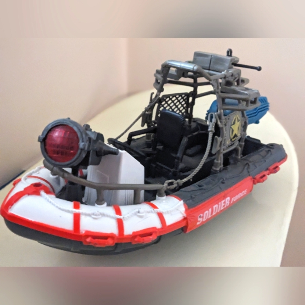 Vintage Chap Mei Soldier Force Coast Patrol 12" Boat